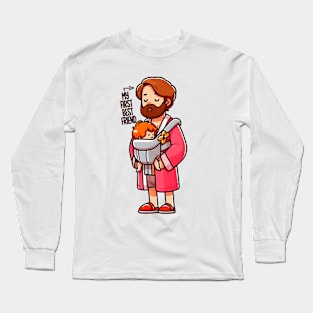 My first best friend. My dad Long Sleeve T-Shirt